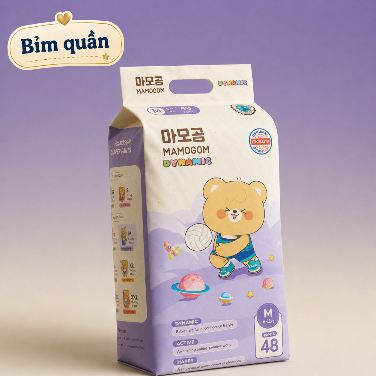 Bỉm Quần Mamogom Dynamic Size M