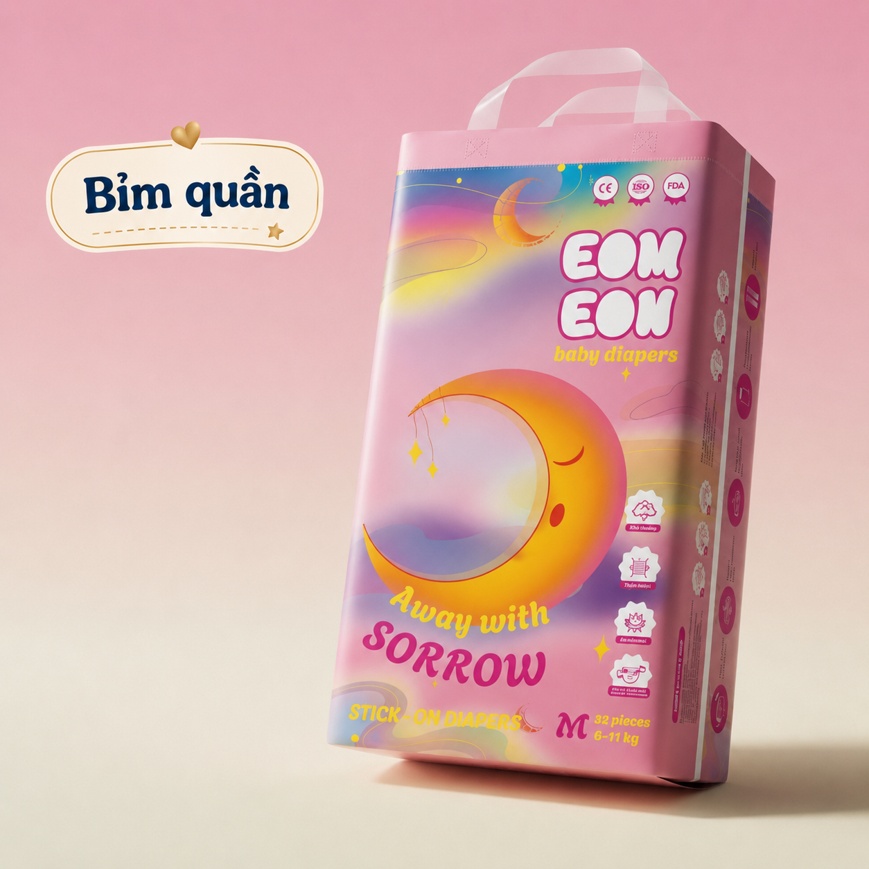 Bỉm quần Eom Eon Size M 
