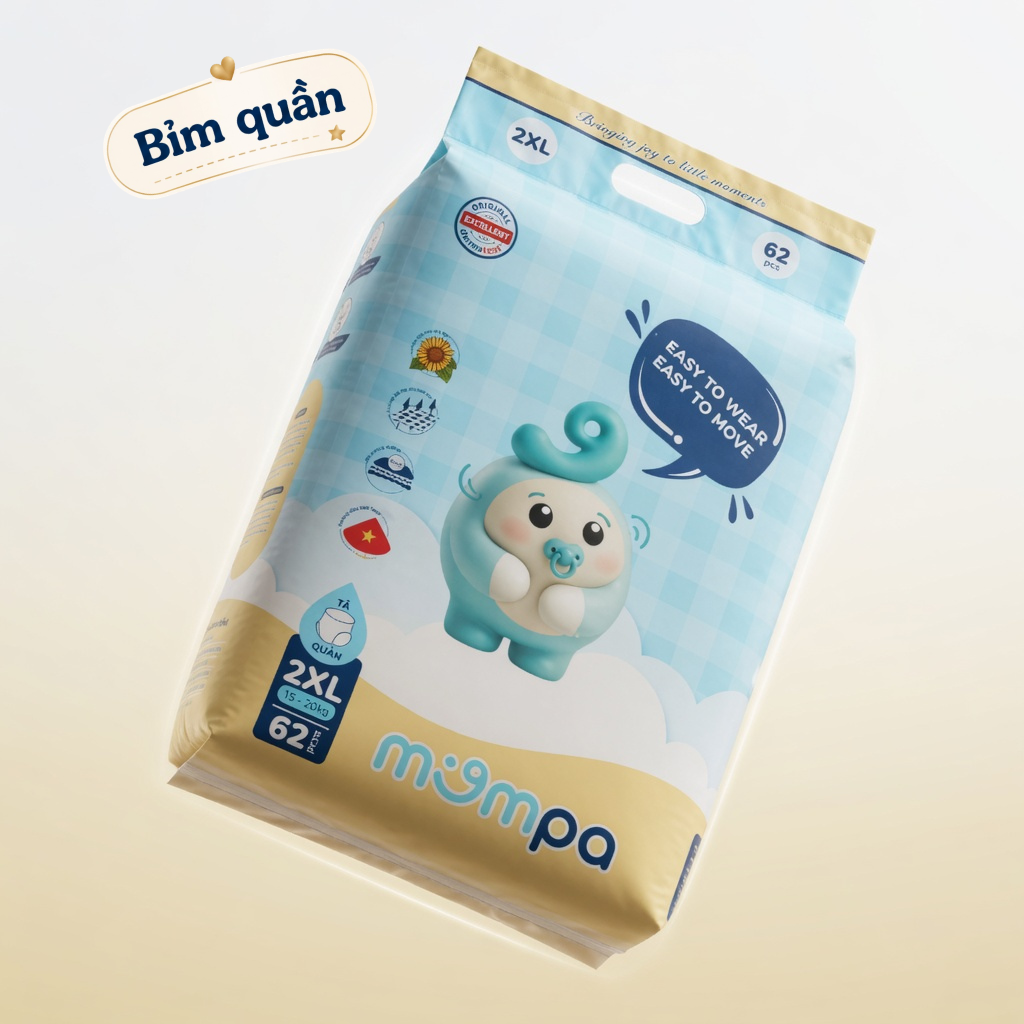 Bỉm quần Mompat Size 2XL
