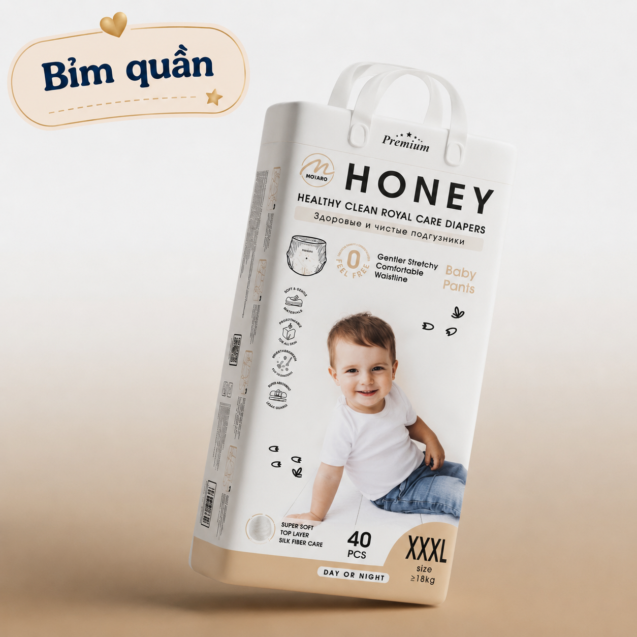 Bỉm quần Honey Size 3XL