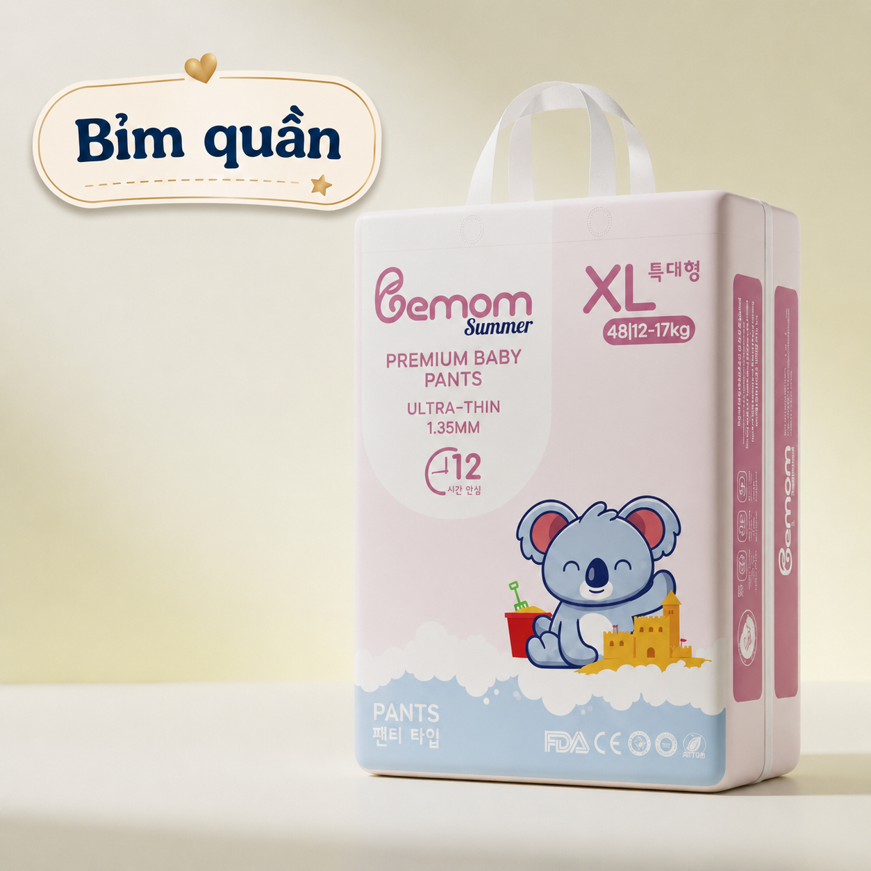 Bỉm quần Bemom Size XL