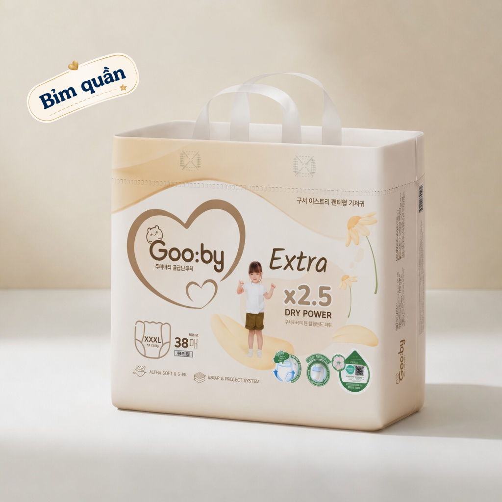 Bỉm quần Gooby Ngày Extra Size 3XL