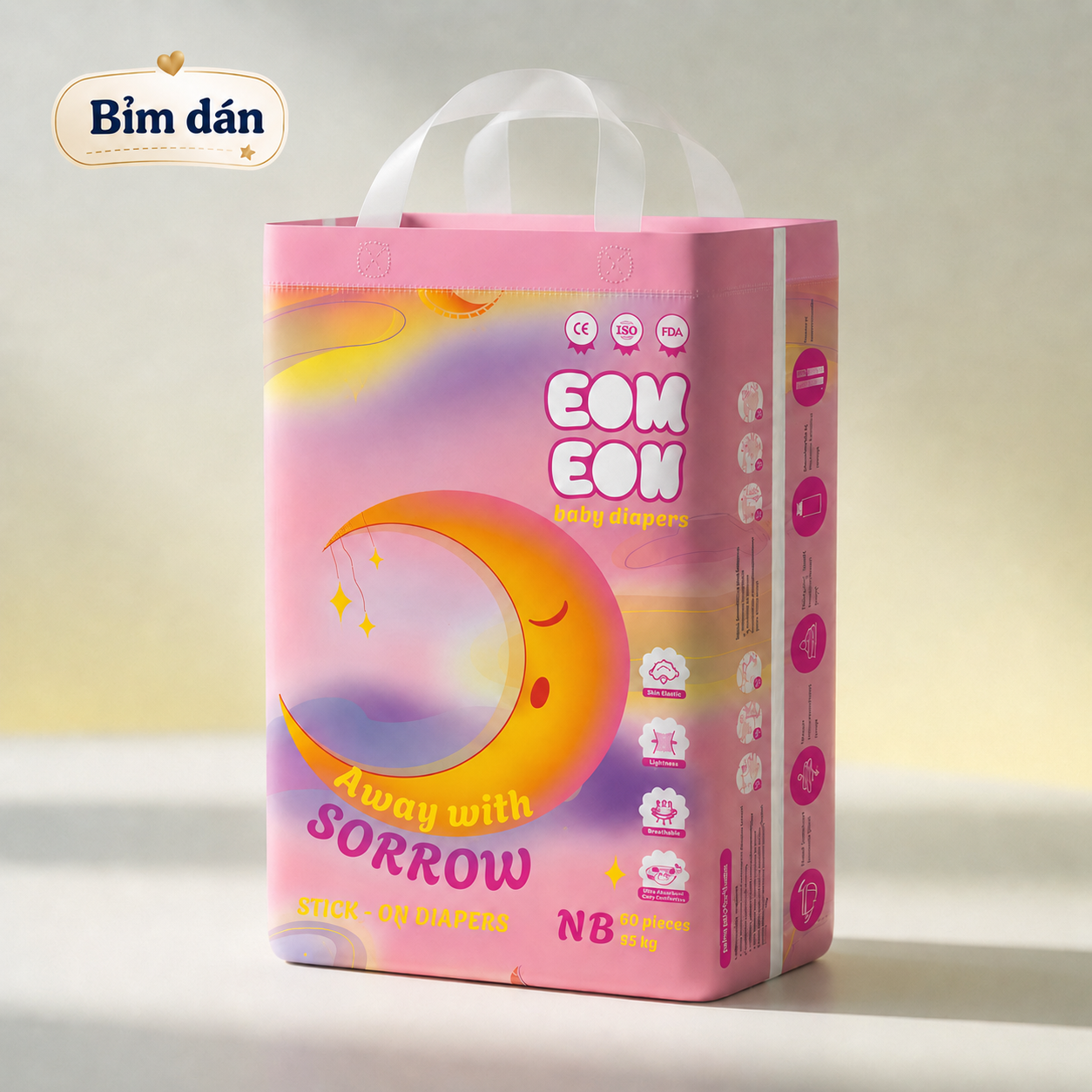Bỉm dán Eom Eon Size NB