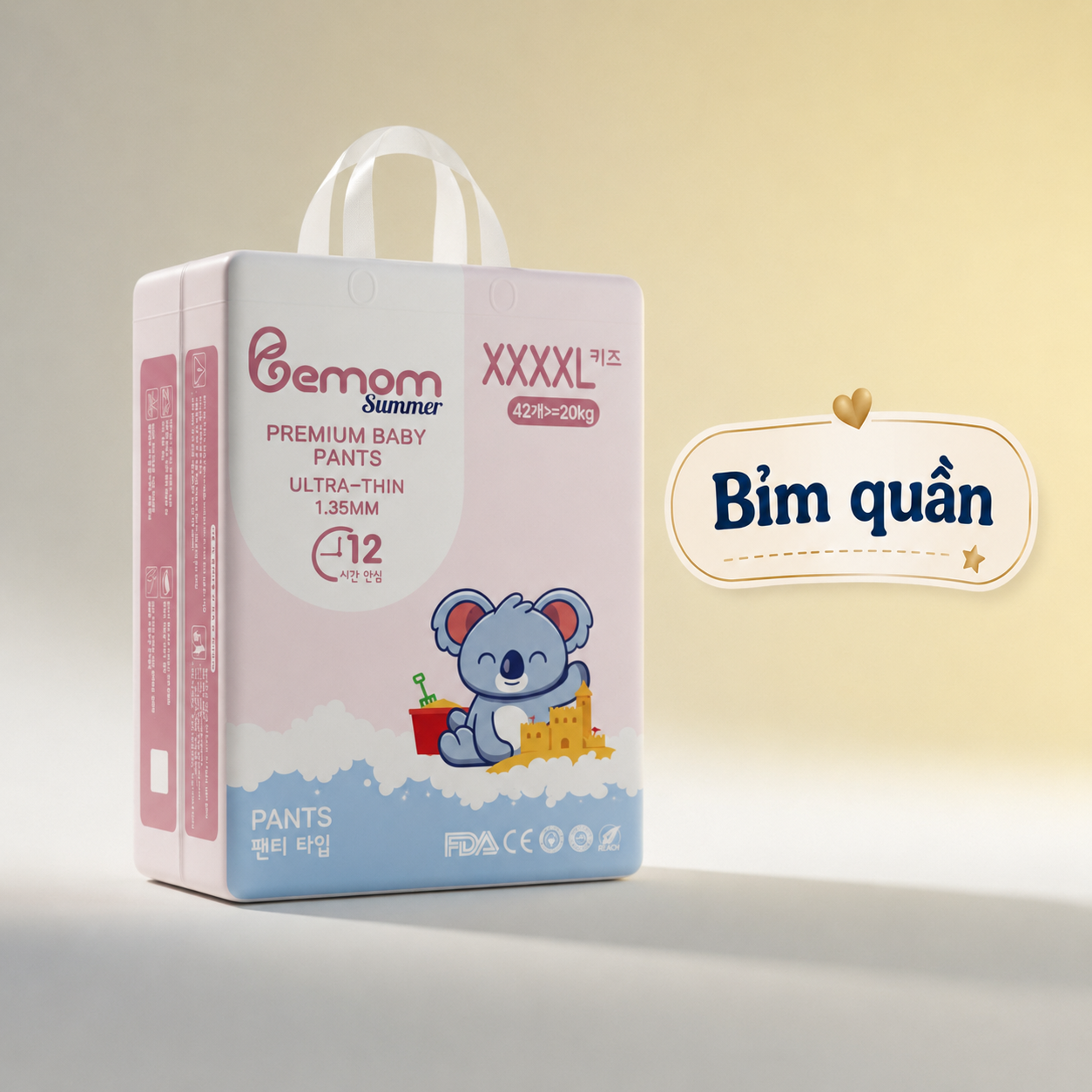 Bỉm quần Bemom Size 4XL