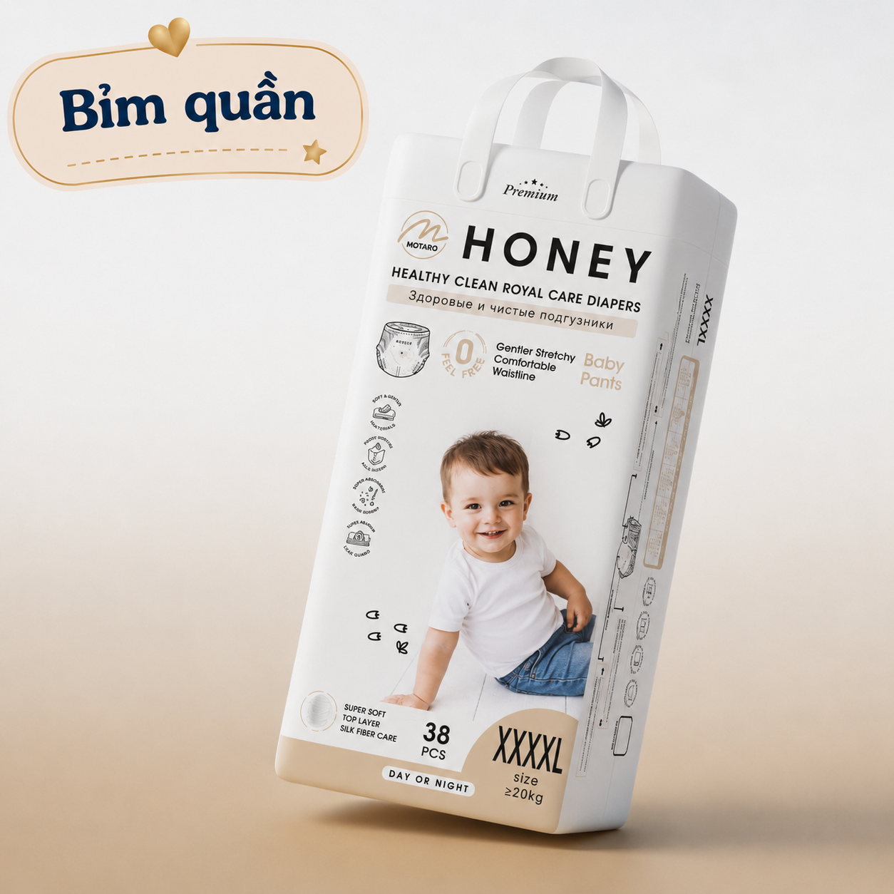 Bỉm quần Honey Size 4XL