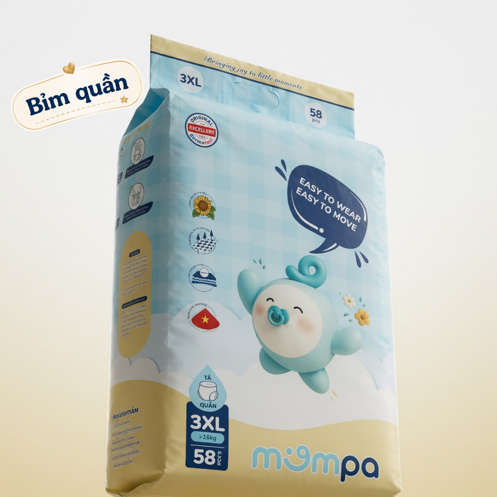 Bỉm quần Mompat Size 3XL