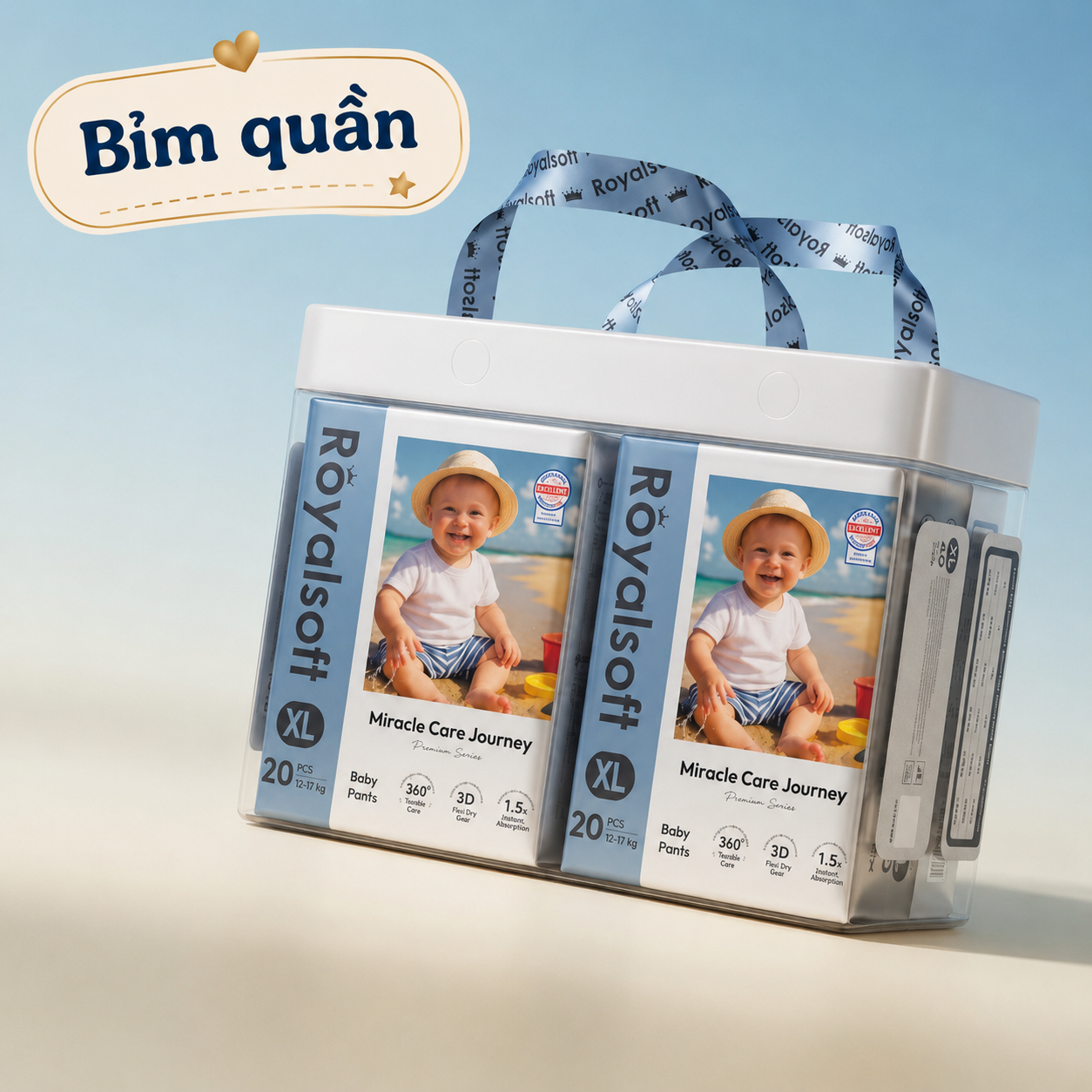 Bỉm quần RoyalSoft Size XL