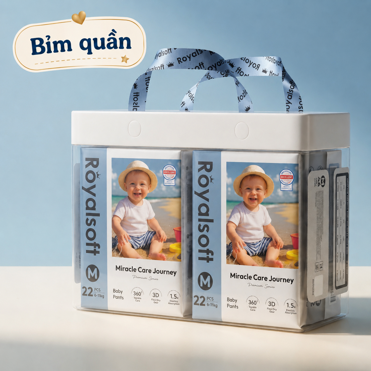 Bỉm quần RoyalSoft Size M