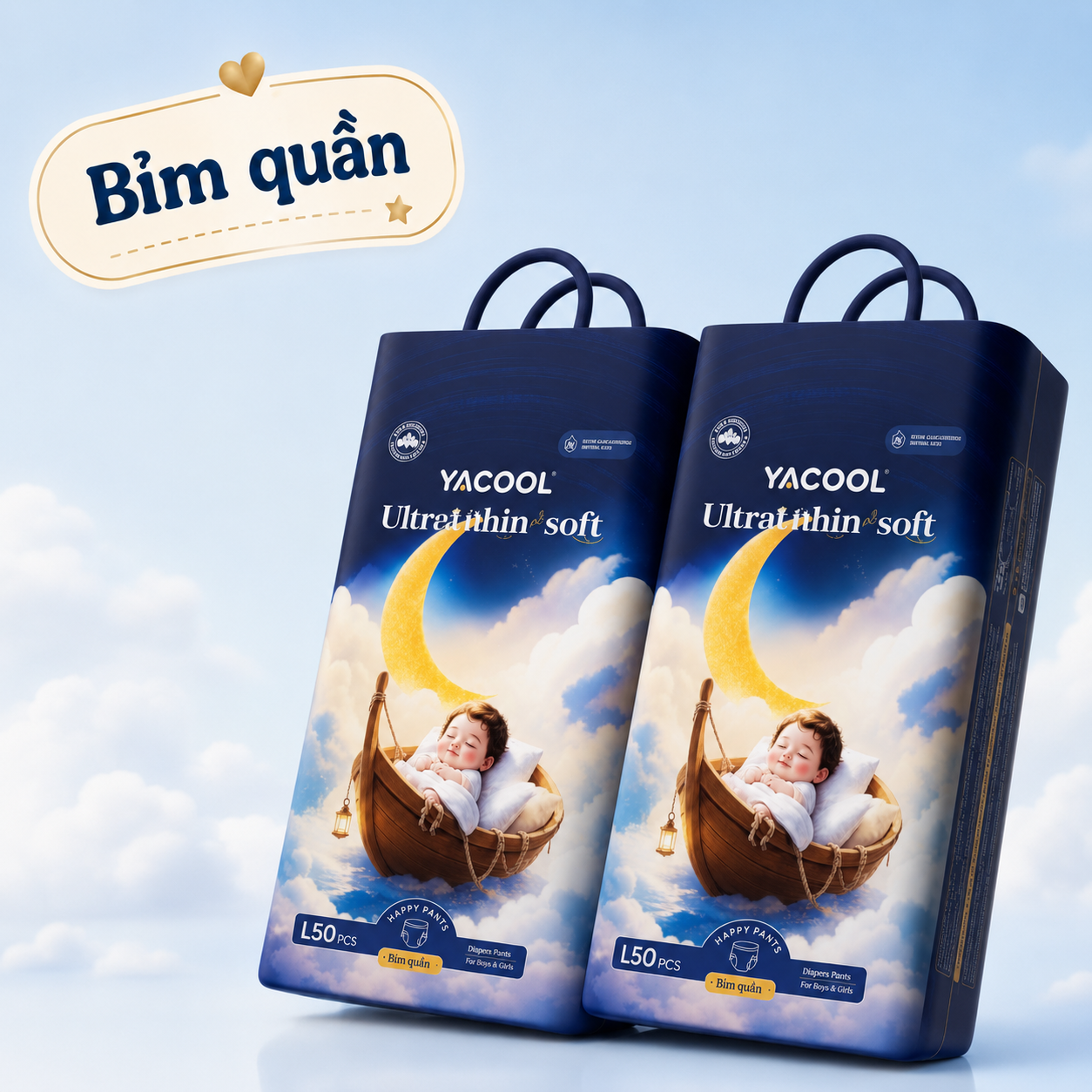 Bỉm quẩn Yacool Size L