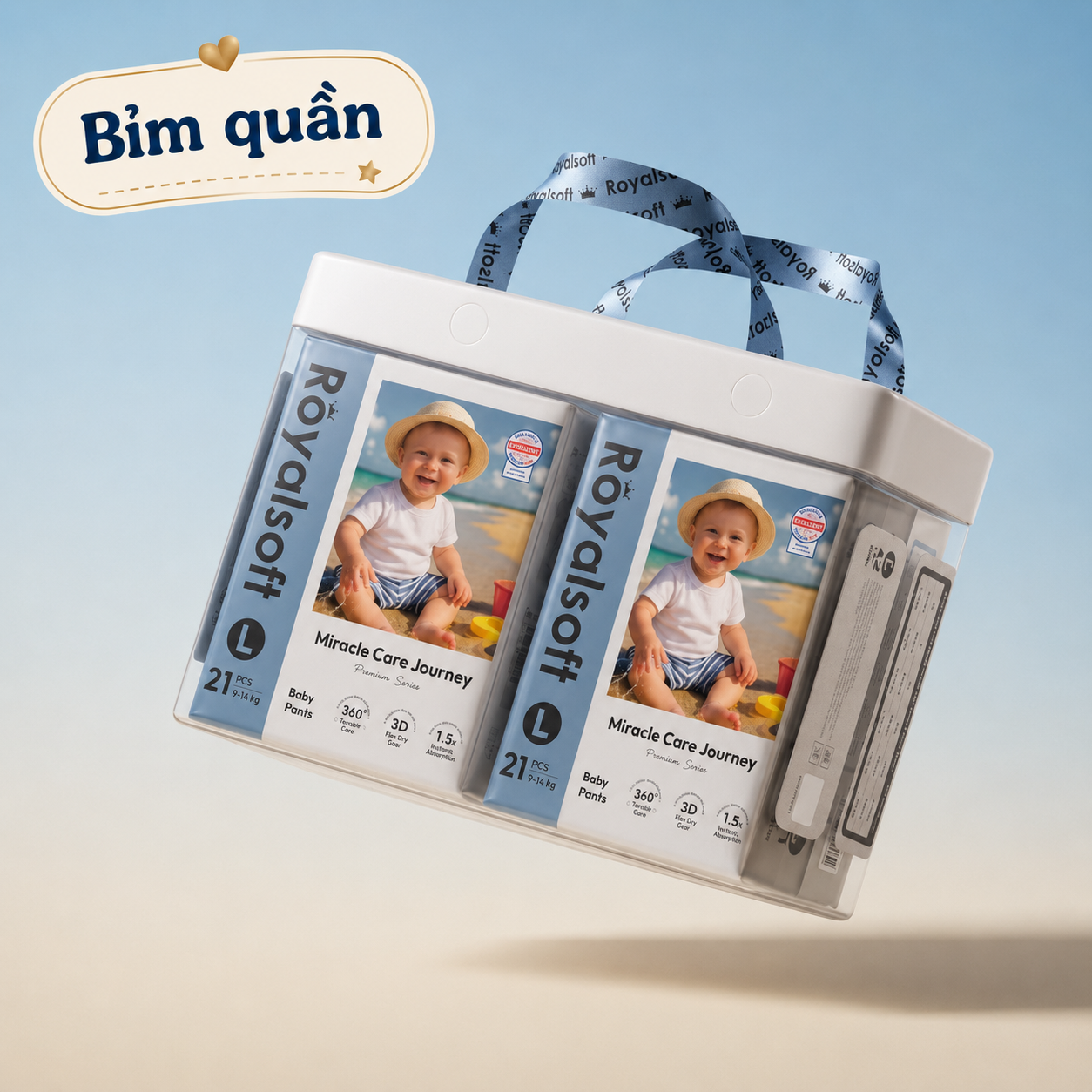 Bỉm quần RoyalSoft Size L