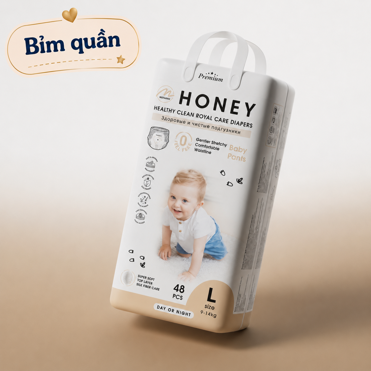 Bỉm quần Honey Size L