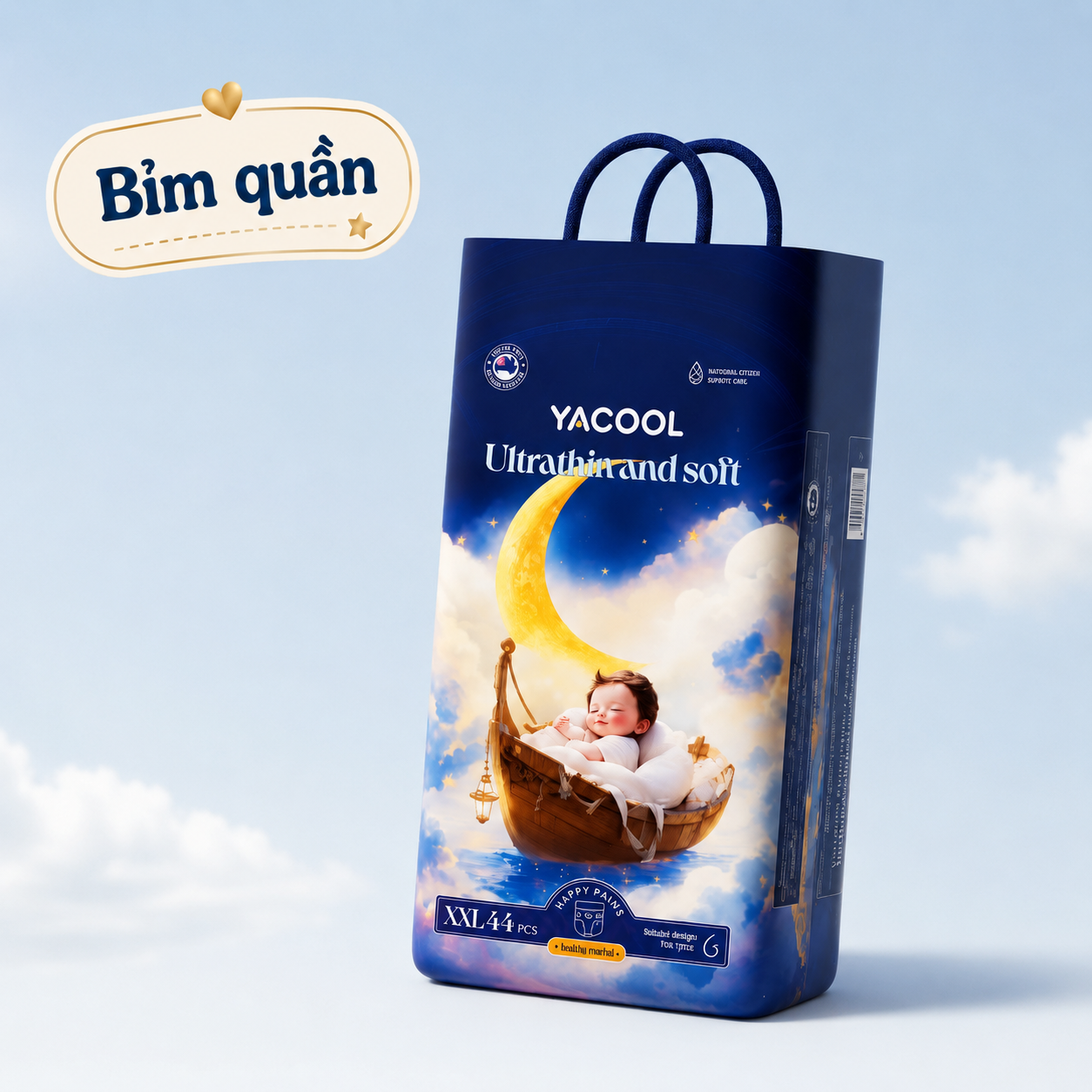Bỉm quẩn Yacool Size 3XL
