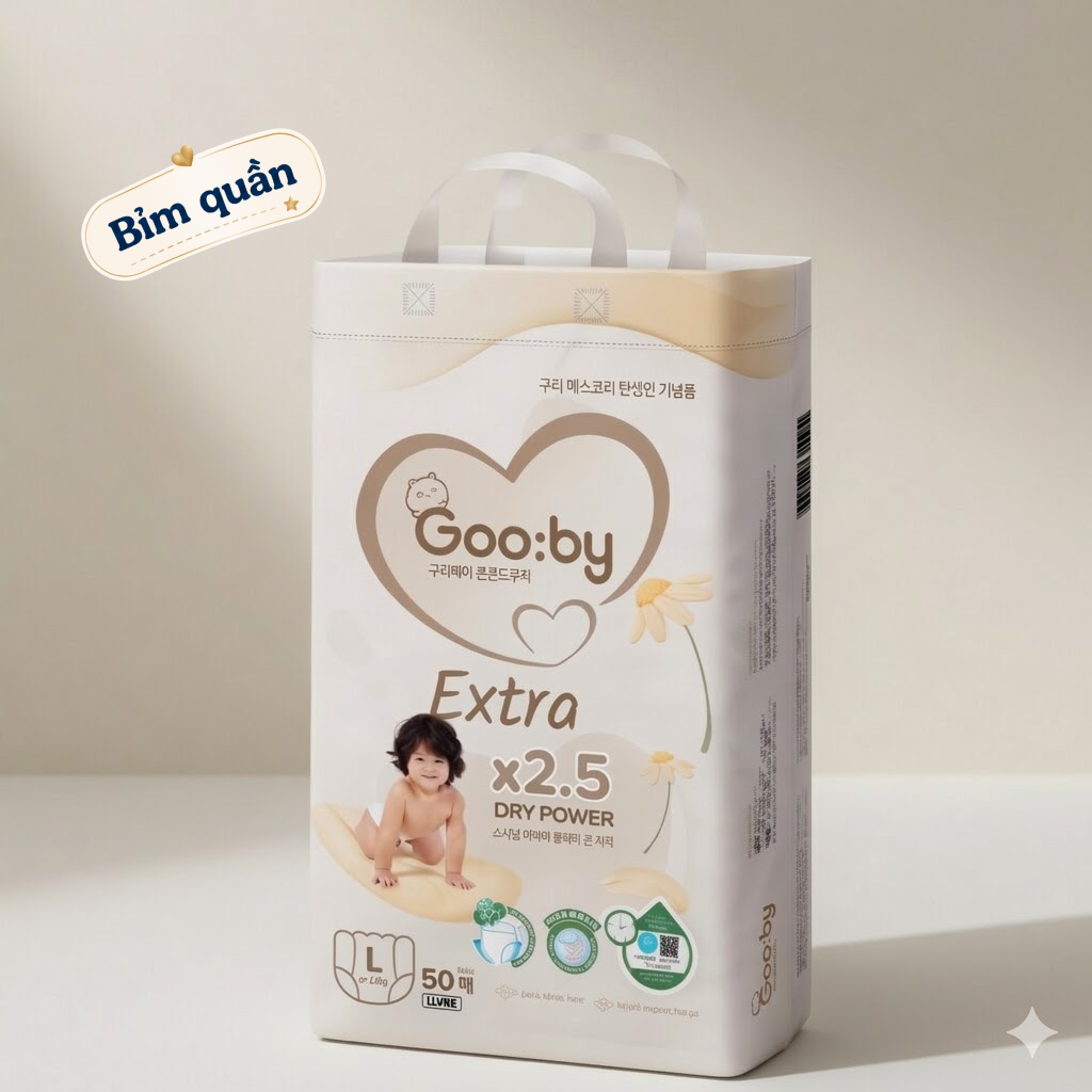 Bỉm quần Gooby Ngày Extra Size L