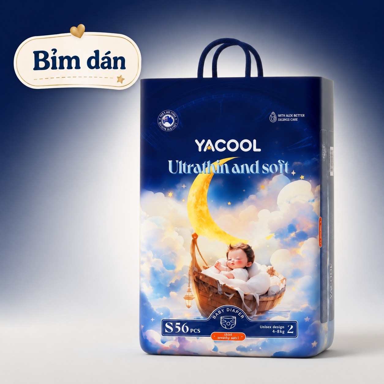 Bỉm dán Yacool Size S