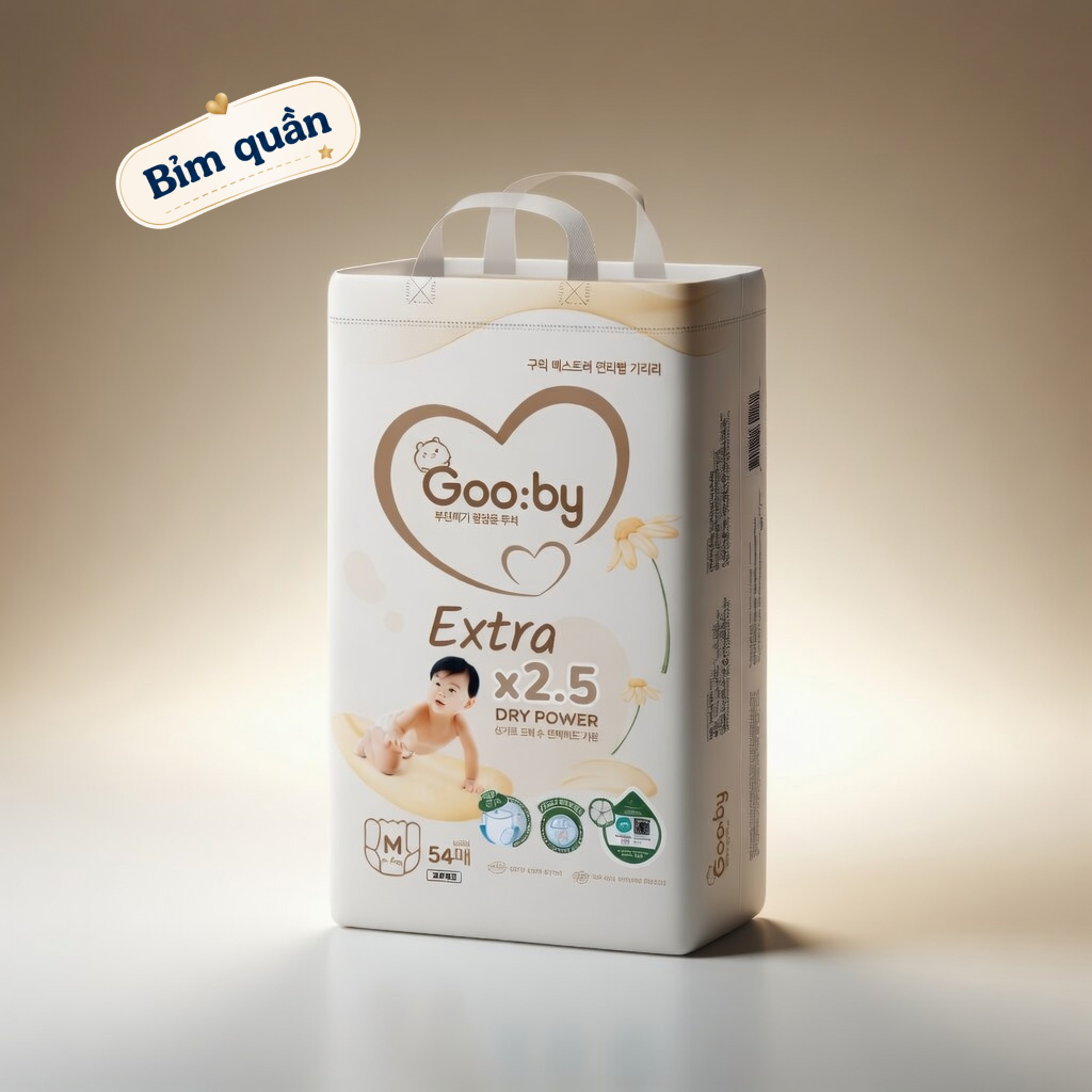 Bỉm quần Gooby Ngày Extra Size M