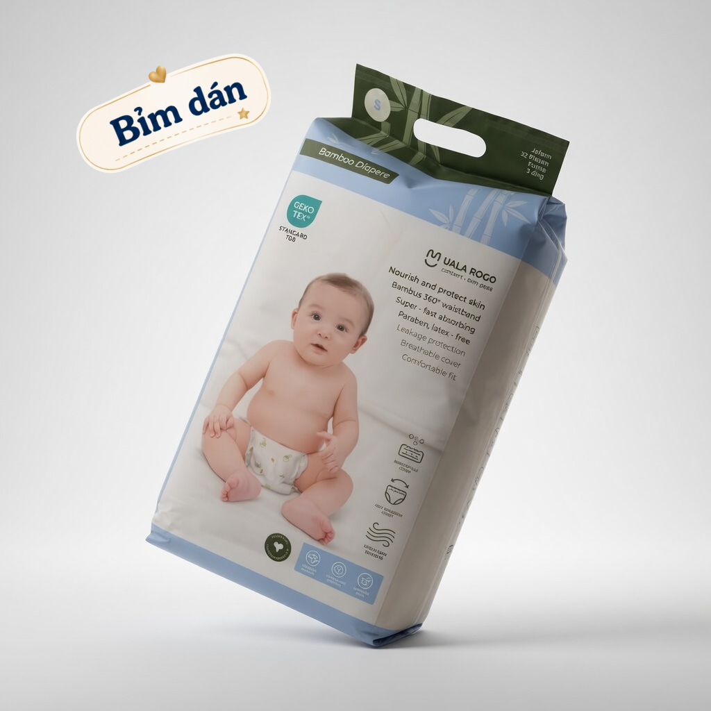 Bỉm dán Ualarogo Size S