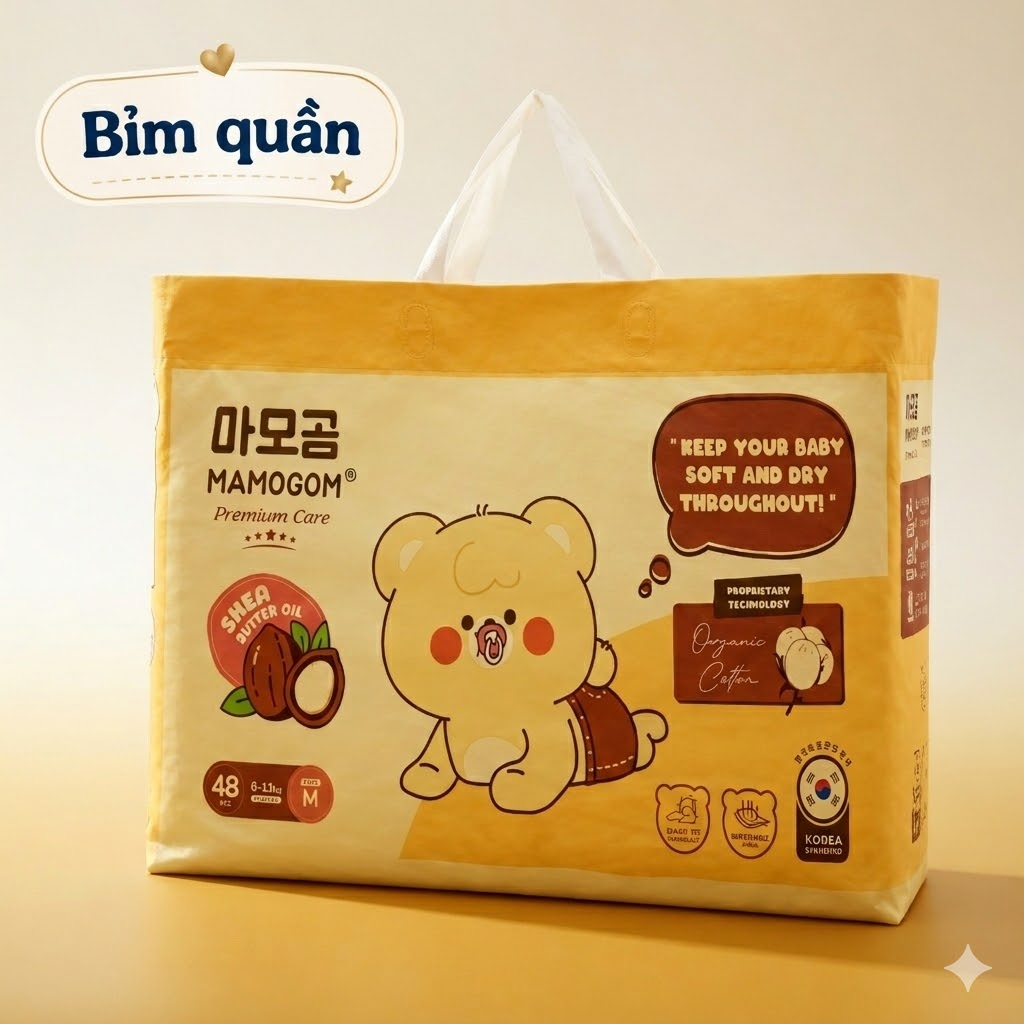 Bỉm Quần Mamogom Premium Size M