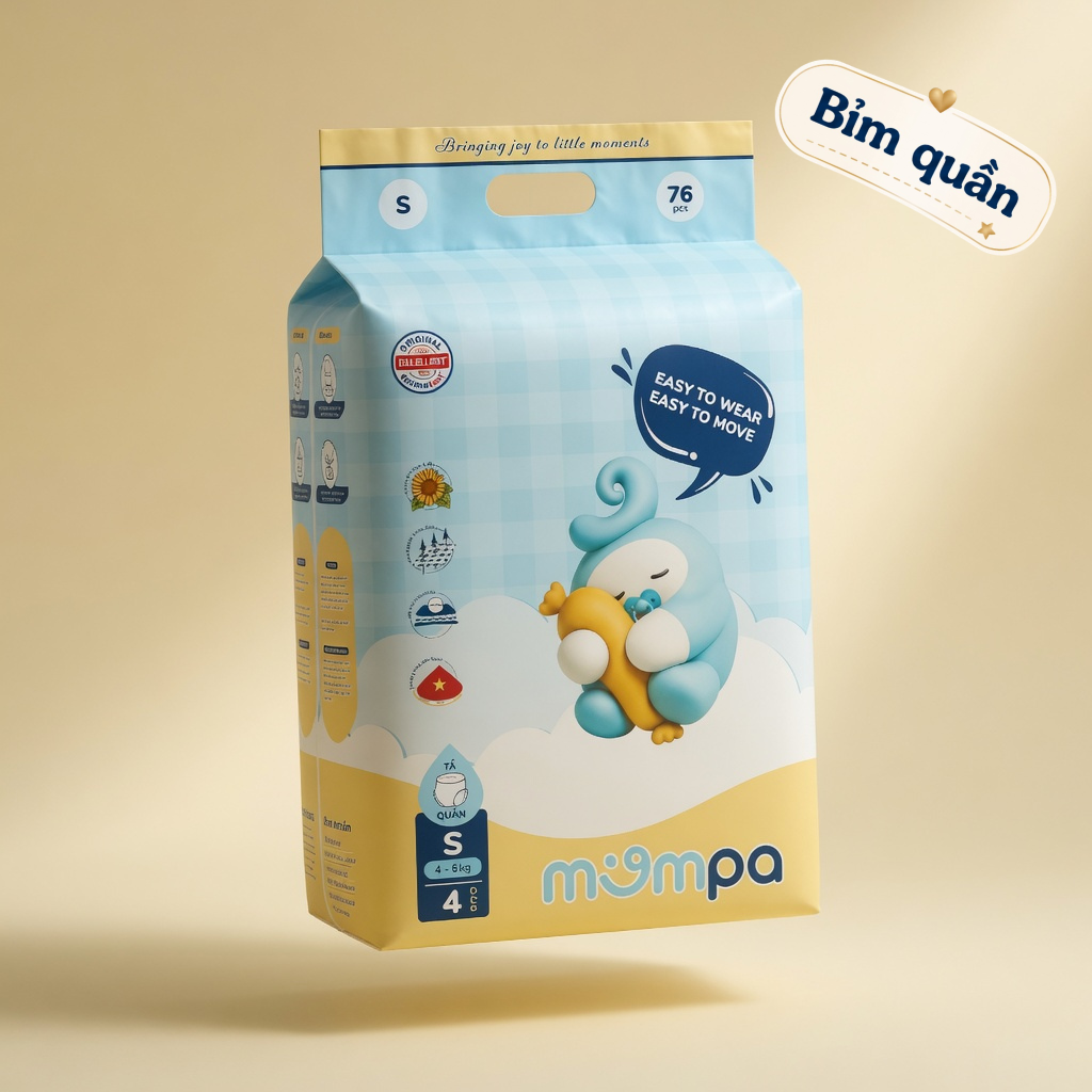 Bỉm quần Mompat Size S