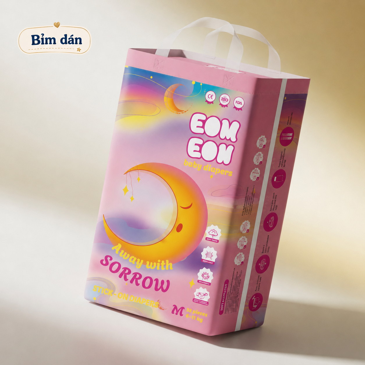 Bỉm dán Eom Eon Size M