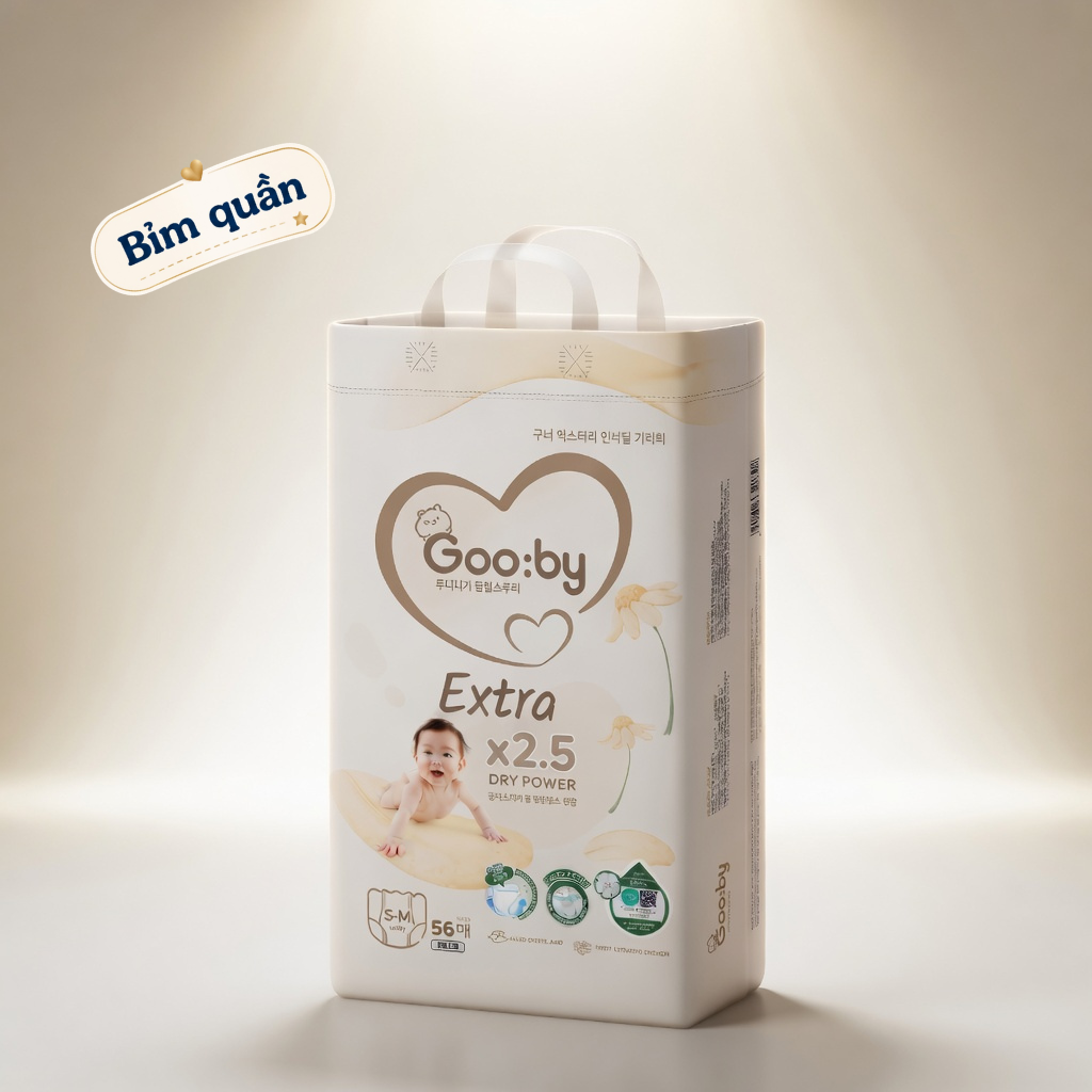 Bỉm quần Gooby Ngày Extra Size S-M