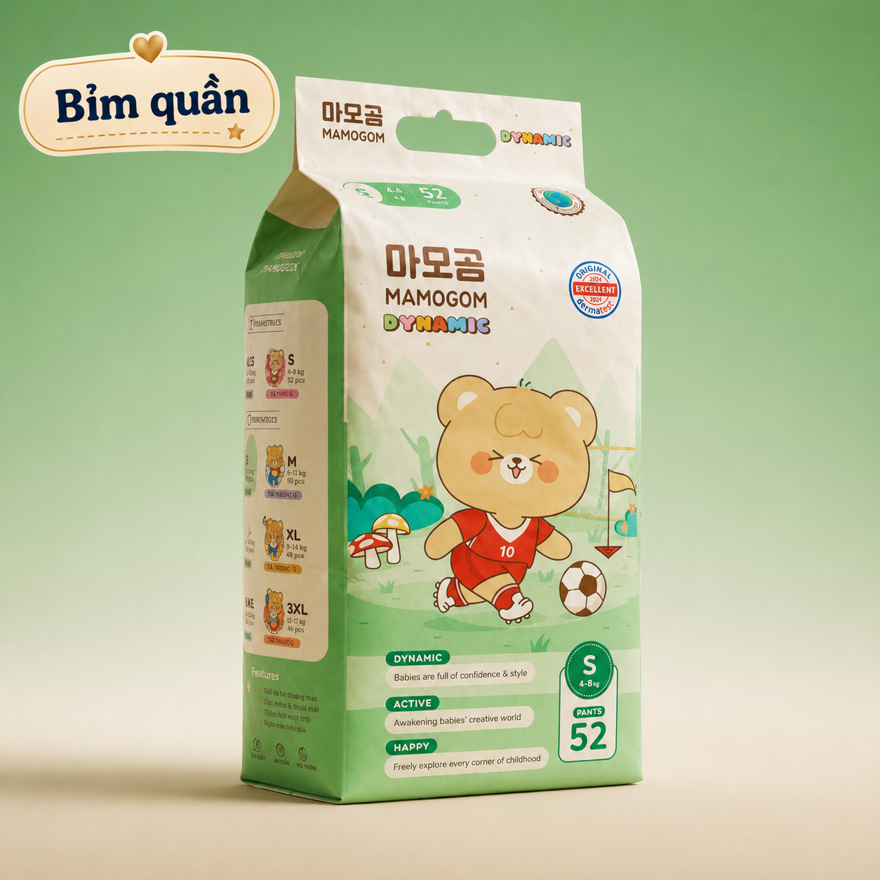 Bỉm Quần Mamogom Dynamic Size S